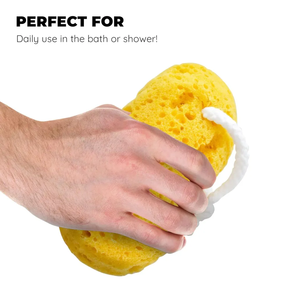 Jacent - Esponja para baño y cuerpo con espuma marina de limpieza profunda, paquete de 1 Quierox - Tienda Online