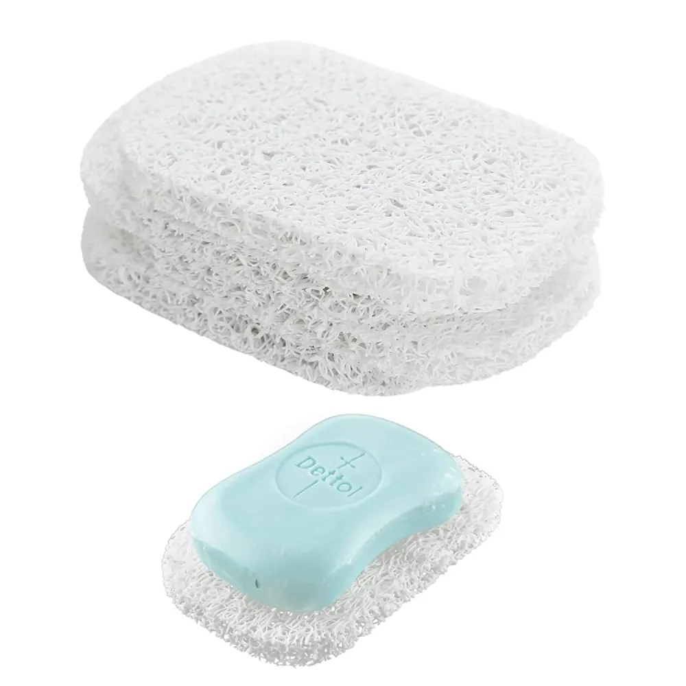 Paquete de 2 jaboneras blancas para jabón en barra, ducha, baño Quierox - Tienda Online