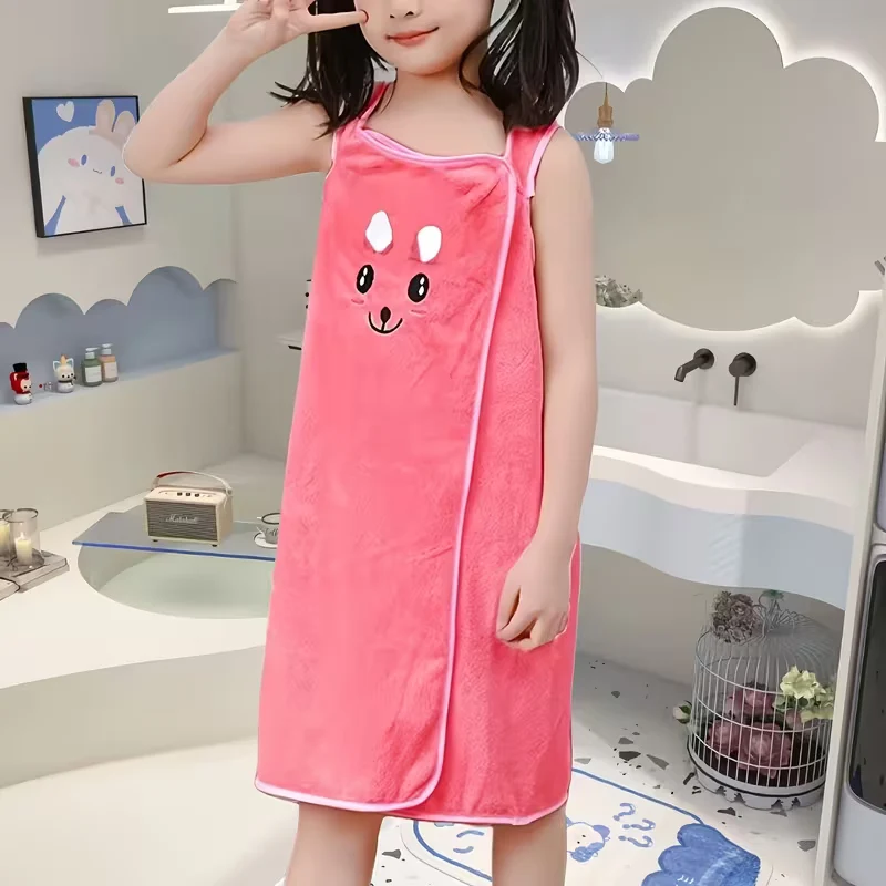 Toalla con Orejas de Conejito Adorable - Toalla Pequeñ de 60*110 - Fácil de Poner y Quitar Quierox - Tienda Online