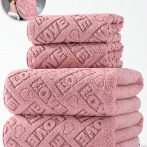 1 Toalla de pelo/mano de felpa coral suave y cómoda, absorbente y de secado rápido Quierox - Tienda Online