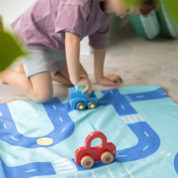 Toalla Playa Juego Carreteras M 140x70cm QUUT