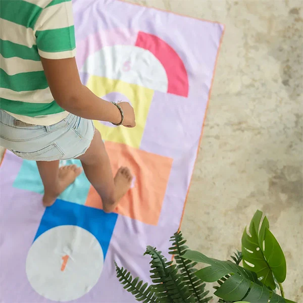 Toalla Playa Juego Rayuela M 140x70cm QUUT
