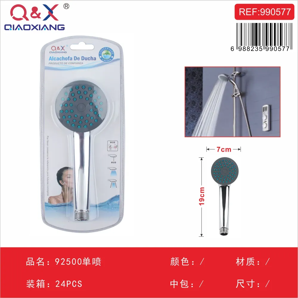 Cabezal de ducha simple (modelo 92500) Q&X