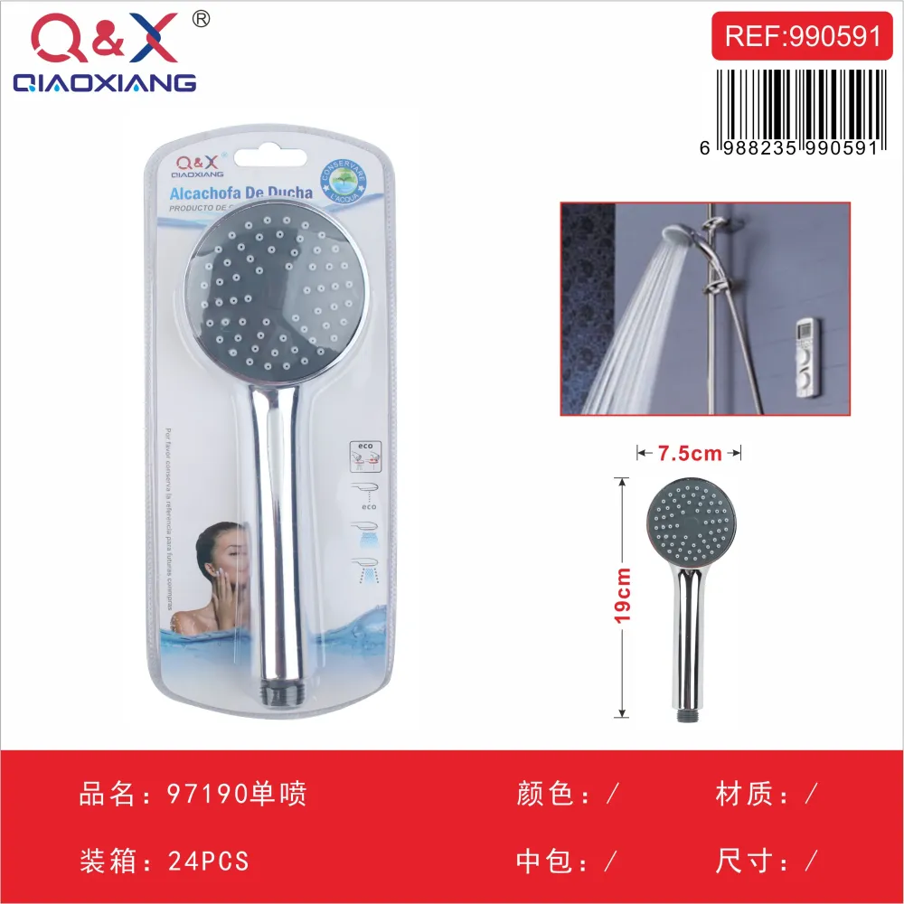 Cabezal de ducha simple (modelo 97190) Q&X