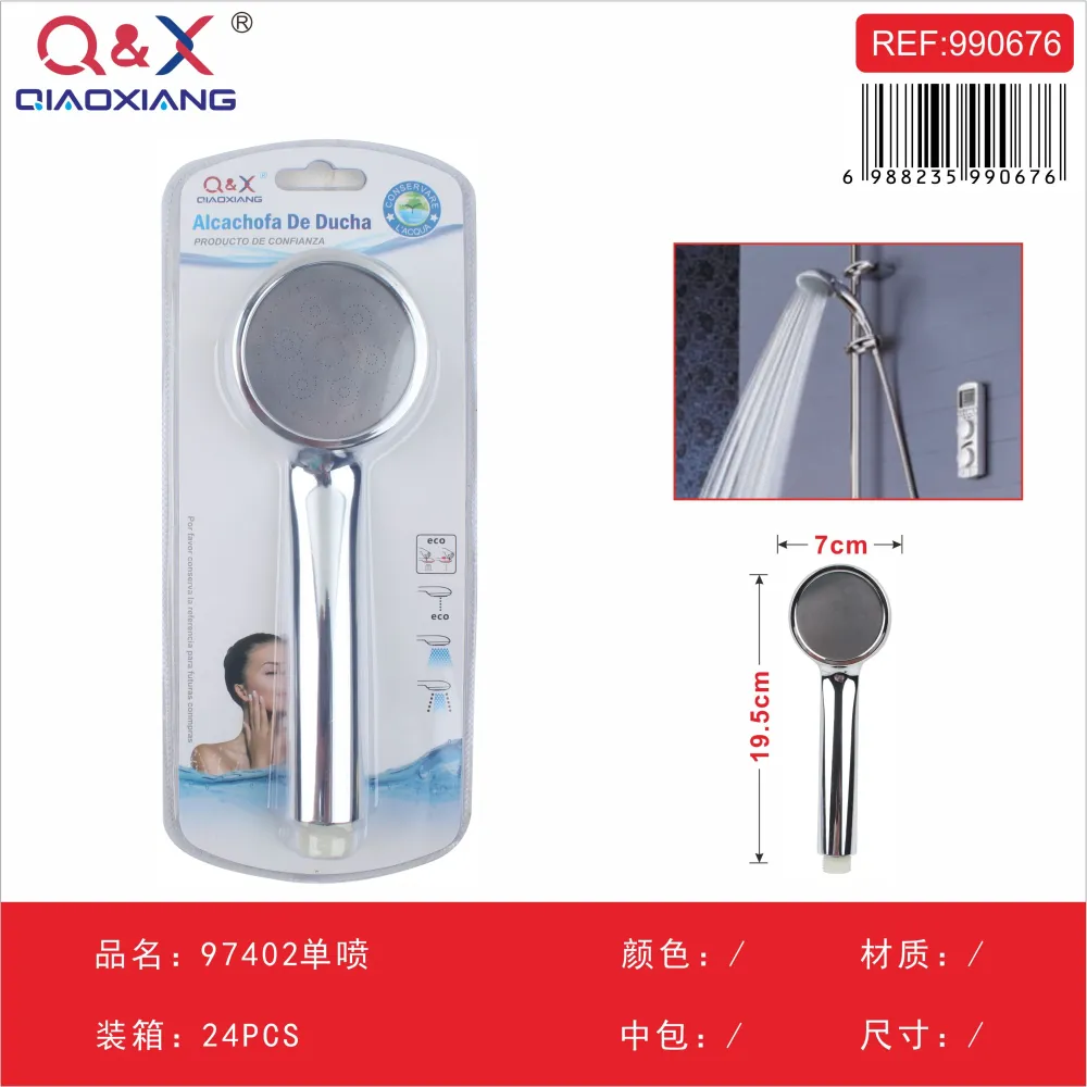 Cabezal de ducha simple (modelo 97402) Q&X