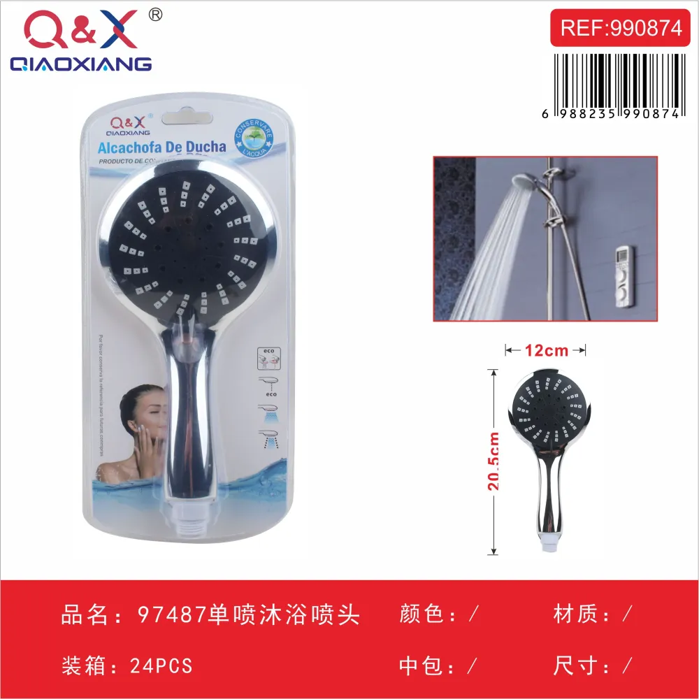 Cabezal de ducha simple (modelo 97487) Q&X