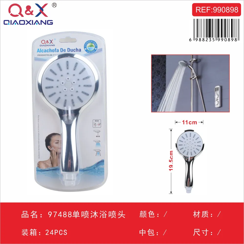 Cabezal de ducha simple (modelo 97488) Q&X