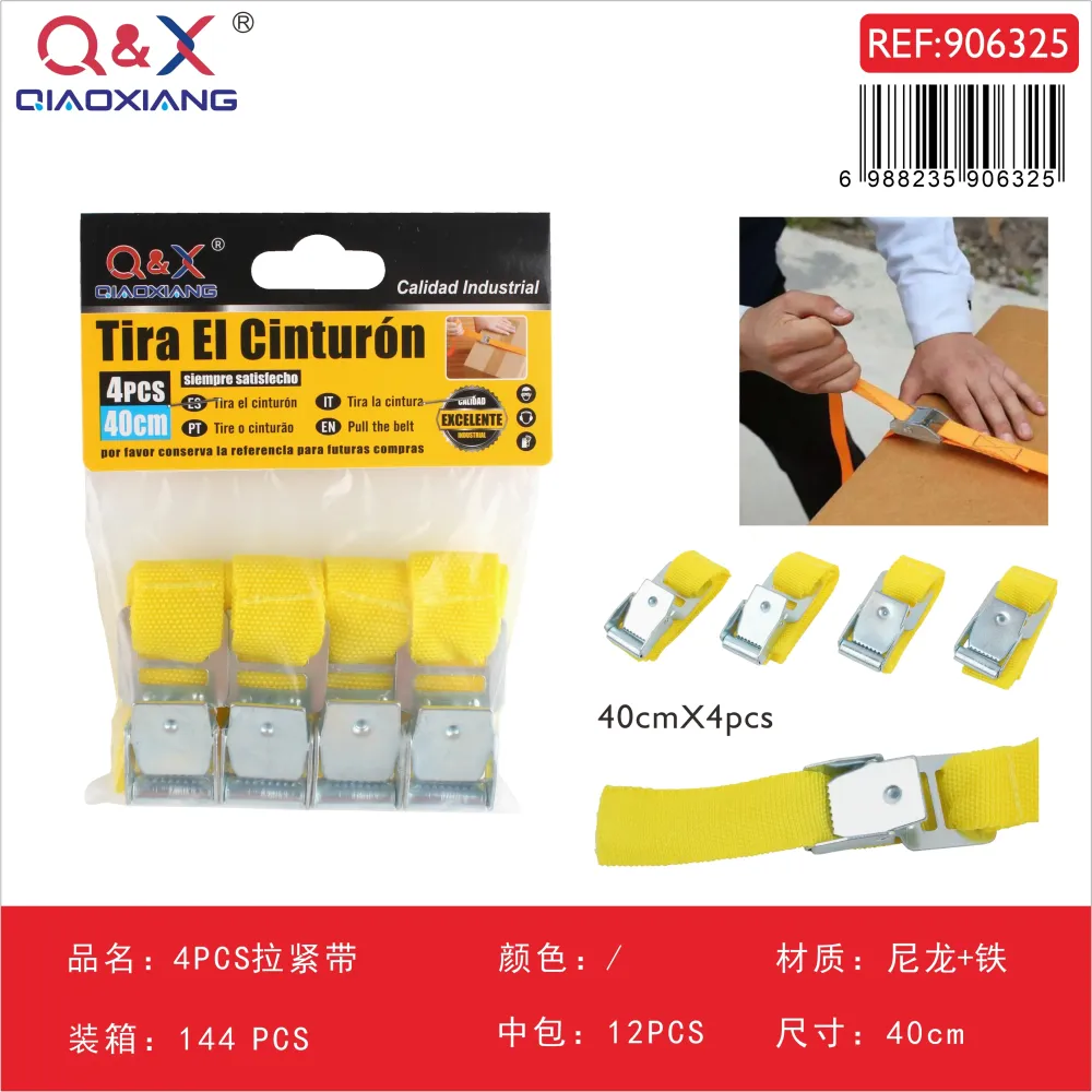 Correas de amarre pack 4 unidades Q&X