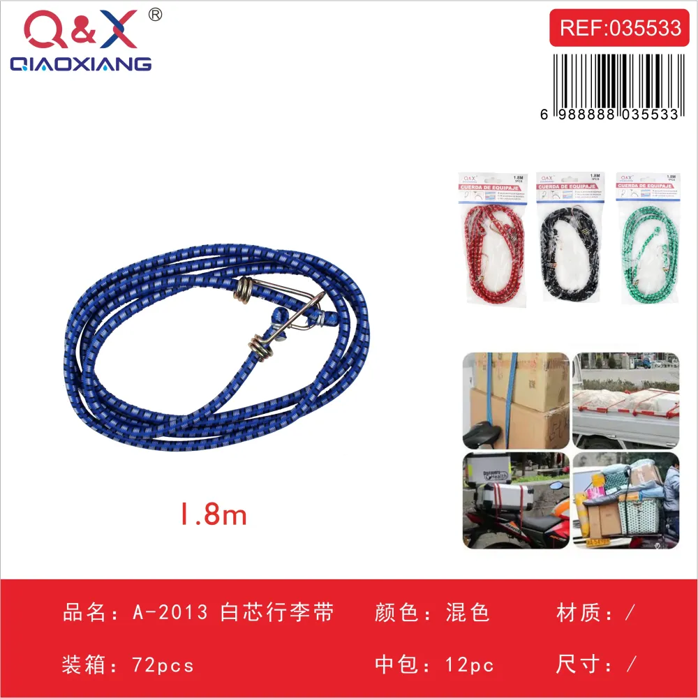 Cuerda elástica blanca para equipaje 1,8 m modelo -2013 Q&X