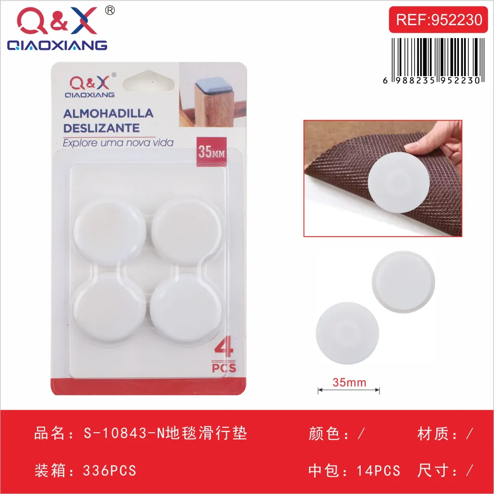 Deslizadores para alfombra modelo S-10843-N Q&X