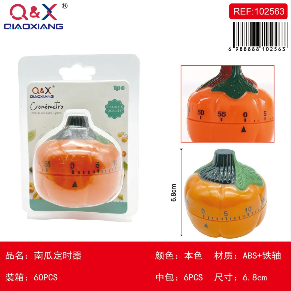 Temporizador de cocina diseño calabaza Q&X