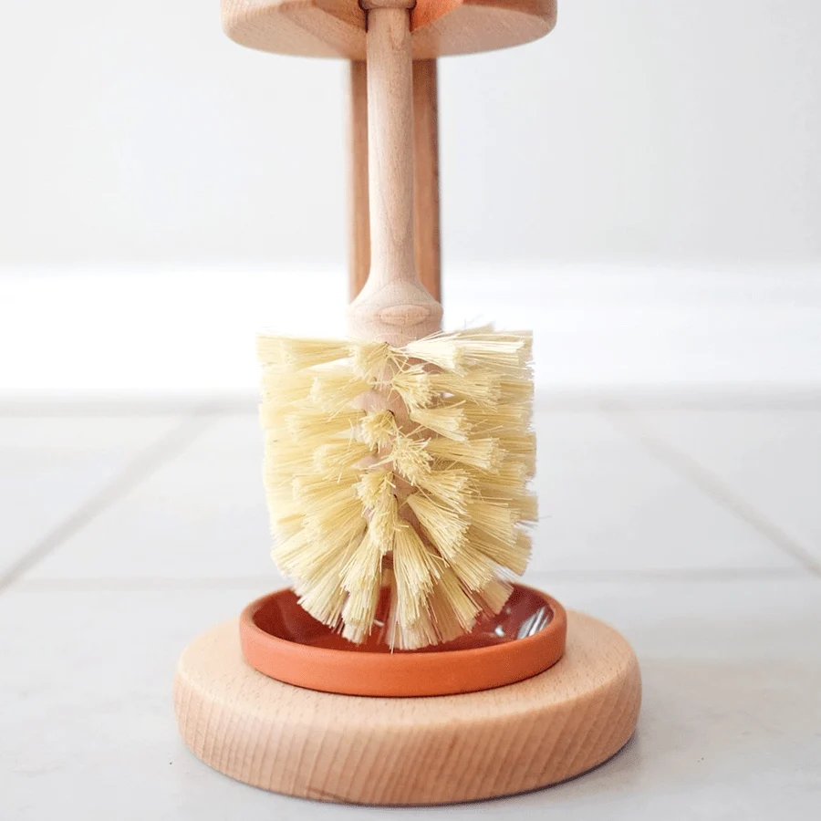 CEPILLO INODORO CON SOPORTE DE MADERA REDECKER