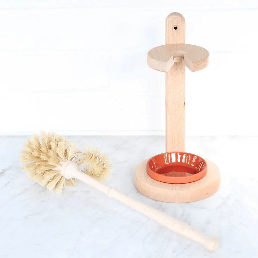 CEPILLO INODORO CON SOPORTE DE MADERA REDECKER