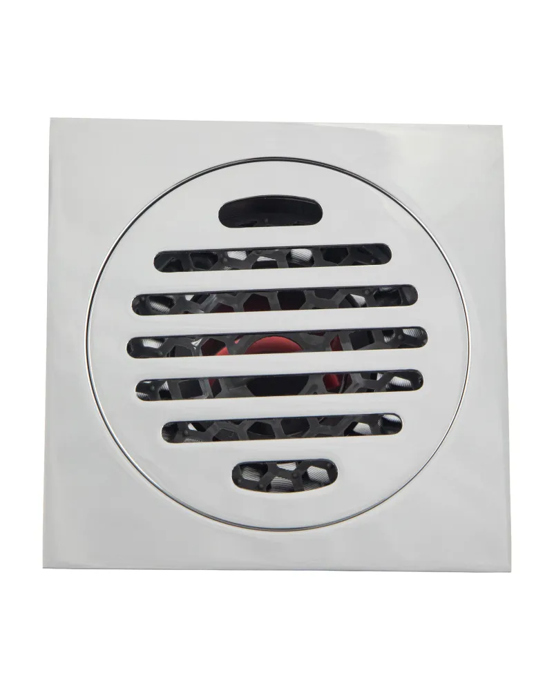 Rejilla de piso Drenare 10x10 Cromada