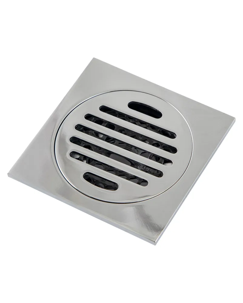 Rejilla de piso Drenare 10x10 Cromada