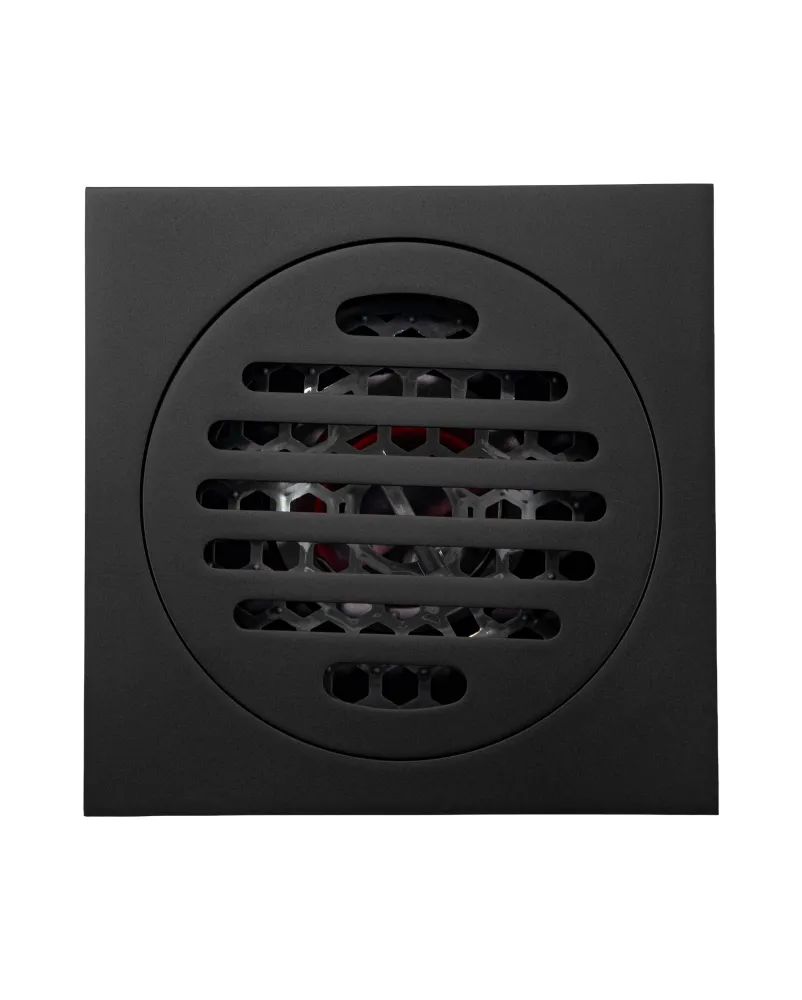 Rejilla de piso Drenare 10x10 Negro Mate