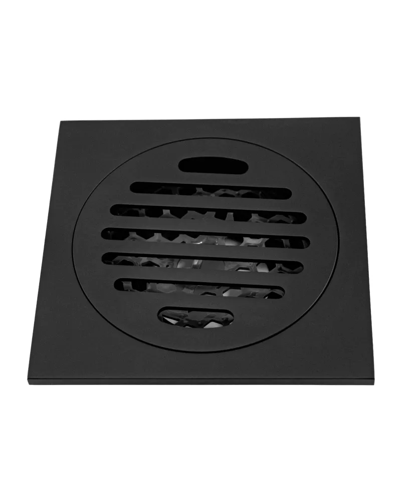 Rejilla de piso Drenare 10x10 Negro Mate