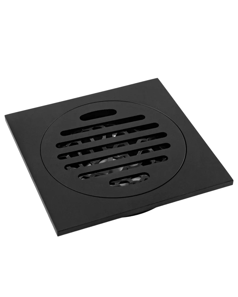 Rejilla de piso Drenare 10x10 Negro Mate
