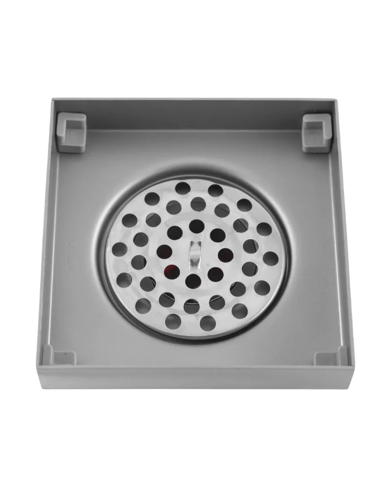 Rejilla de piso Drenare para enchapar 10x10 Satinada