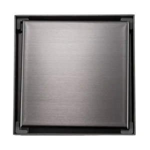 Rejilla de piso Drenare para enchapar 10x10 Nero