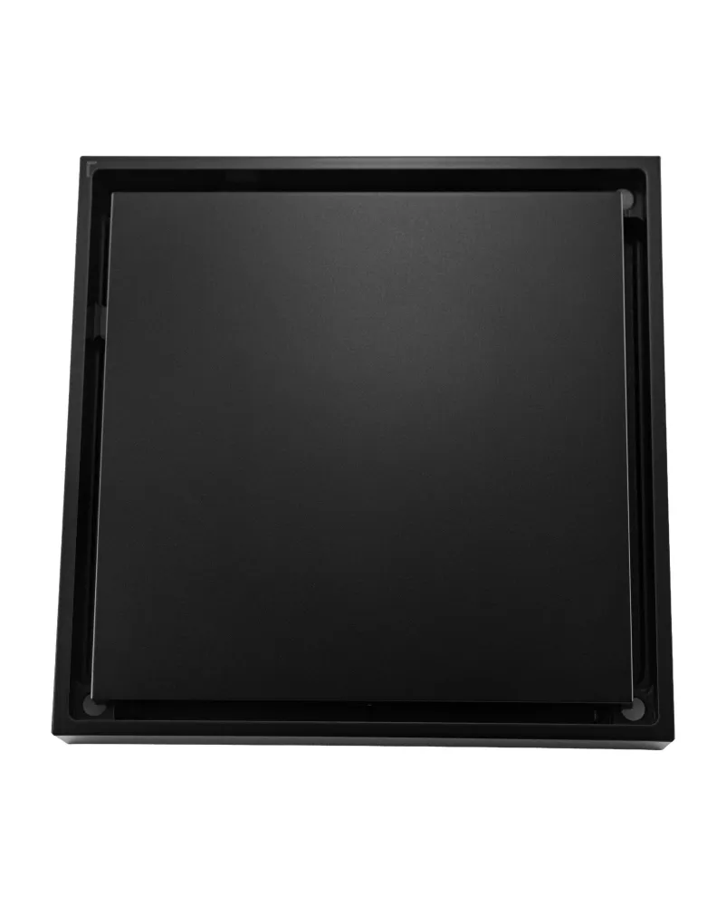 Rejilla de piso Drenare para enchapar 15x15 Negro Mate