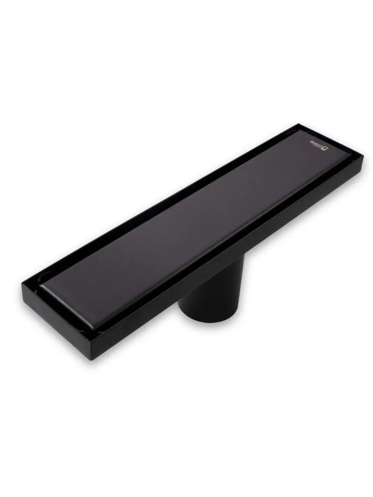 Rejilla de piso negra 30x7