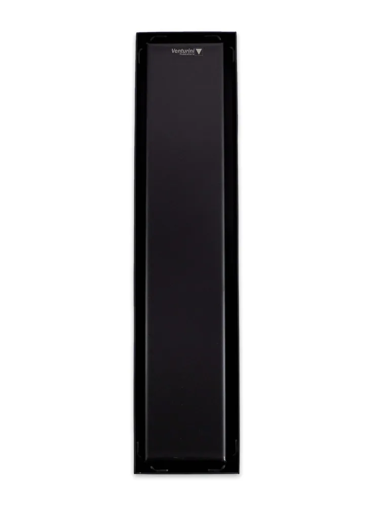 Rejilla de piso negra 30x7