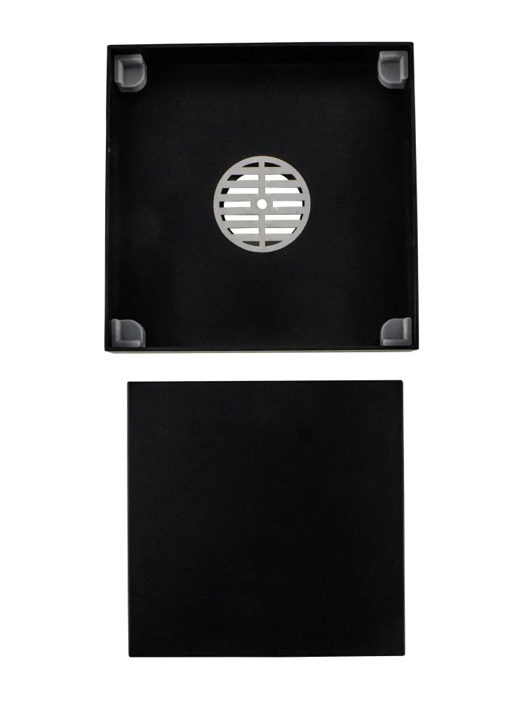 Rejilla de piso negra Drenare 15x15 20% OFF