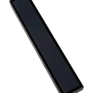 Rejilla de piso para enchapar Drenare 30x5,5 Negro Mate