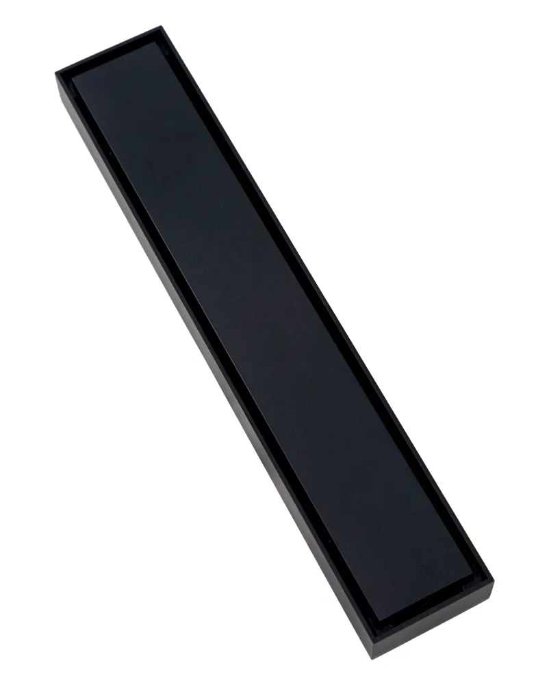 Rejilla de piso para enchapar Drenare 30x5,5 Negro Mate