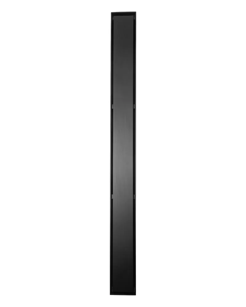 Rejilla de piso para enchapar Drenare 60x5,5 Negro Mate