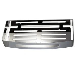 Rejilla rectangular para ducha en acero brillante