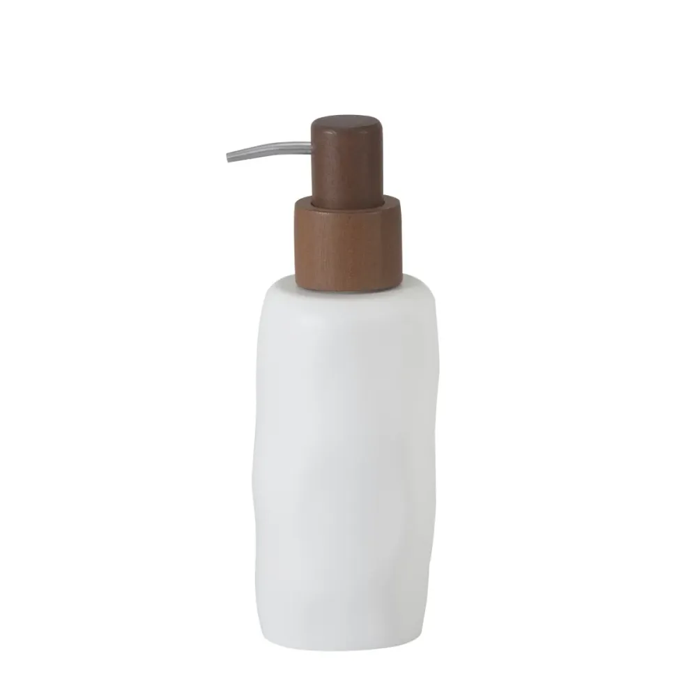 Resistente al Agua Dispensador de baño blanco de resina