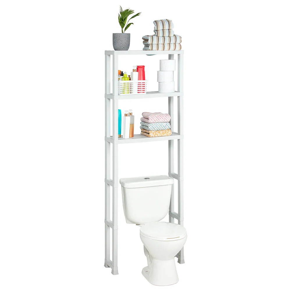 Estante Organizador 3 Niveles para Baño Blanco Rimax