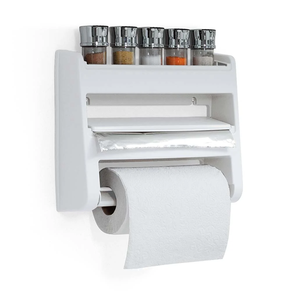 Portarrollo Triple Blanco Rimax