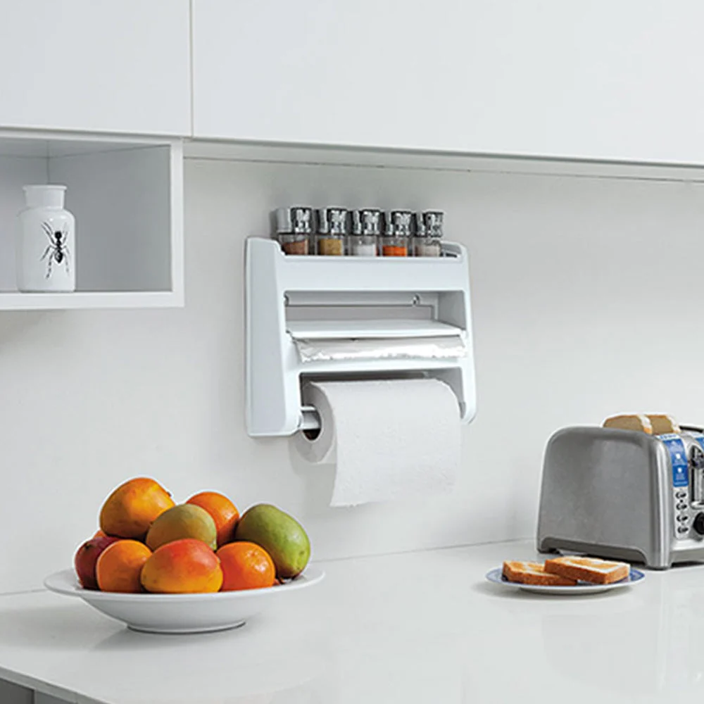 Portarrollo Triple Blanco Rimax