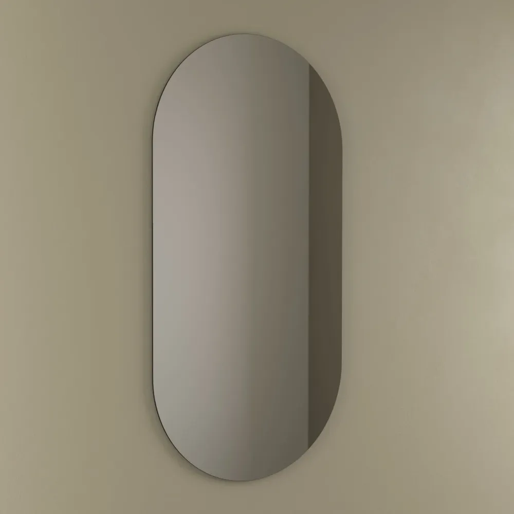 Espejo Ovalado OLIMPIA Vertical con Luz Led (17 W - 40000ºK.) IP44 920x520x30 mm SALGAR