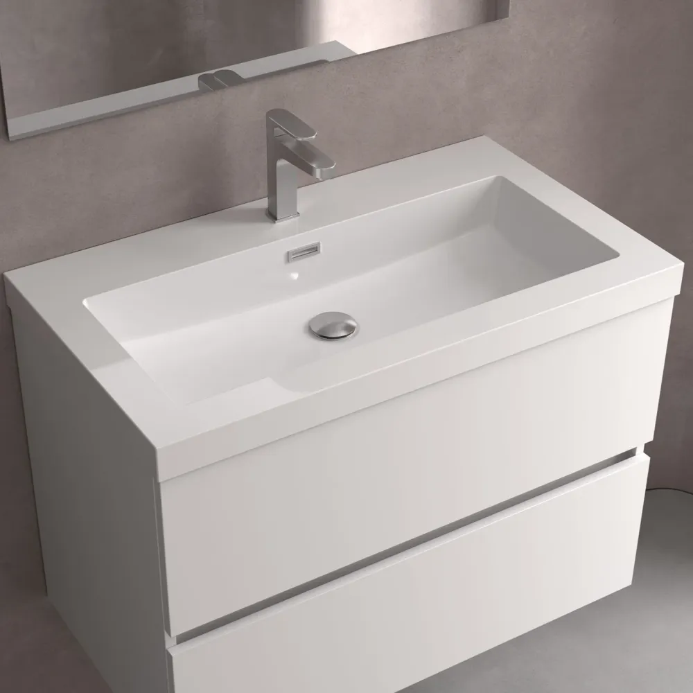 Lavabo TOSCANA Una Poza CARGA MINERAL BLANCA SALGAR