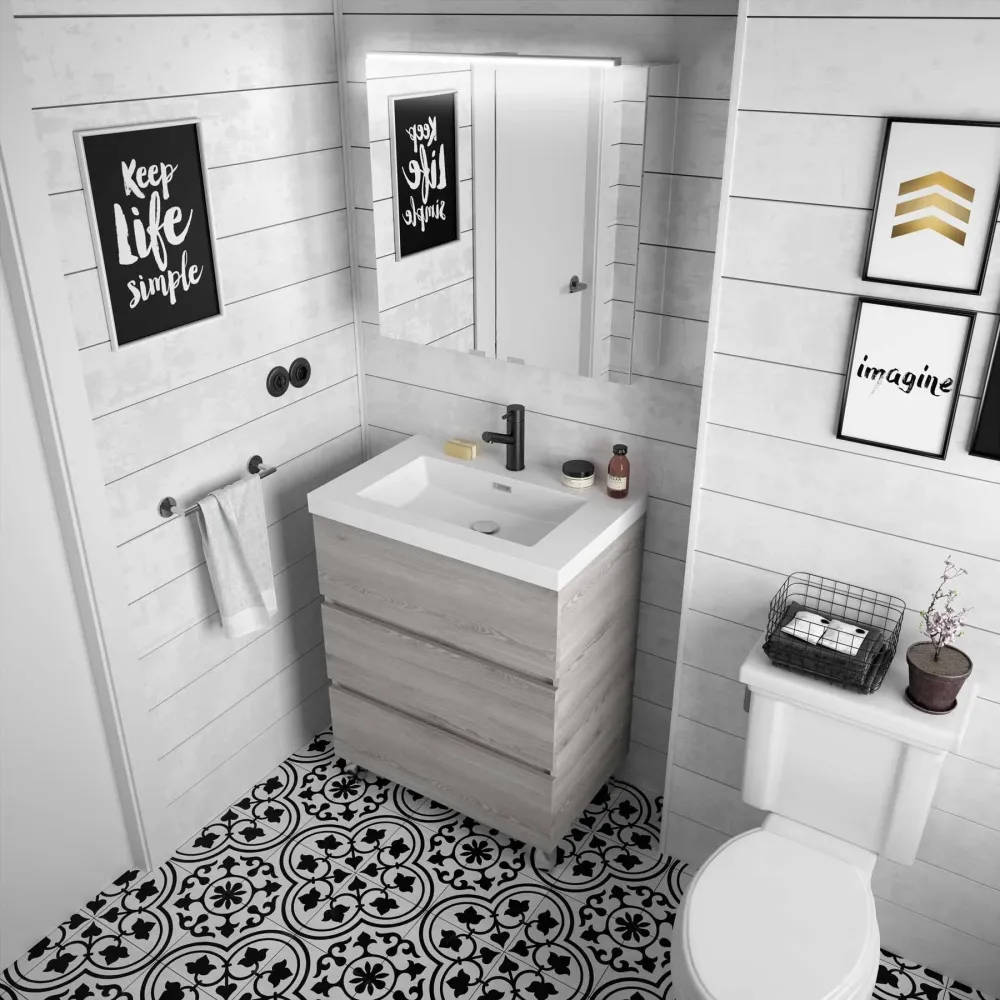 Lavabo TOSCANA Una Poza CARGA MINERAL BLANCA SALGAR