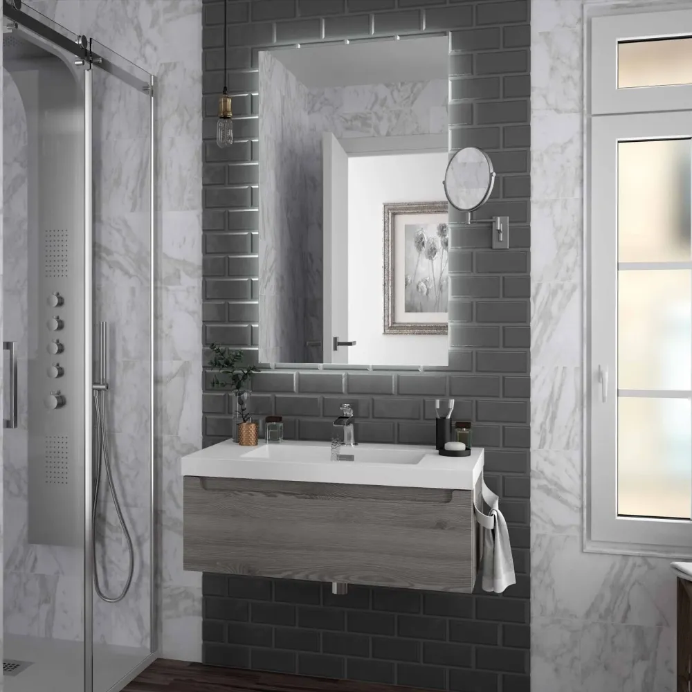 Lavabo TOSCANA Una Poza CARGA MINERAL BLANCA SALGAR