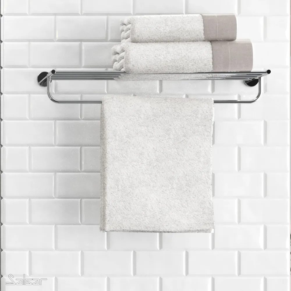 Repisa toallero RHIN HOTEL de Salgar. 500 x 205 x 230 mm