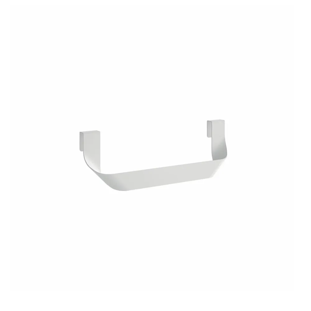Toallero doble JAZZ fondo 45 y 50 de Salgar. 385 x 125 x 68 mm Blanco