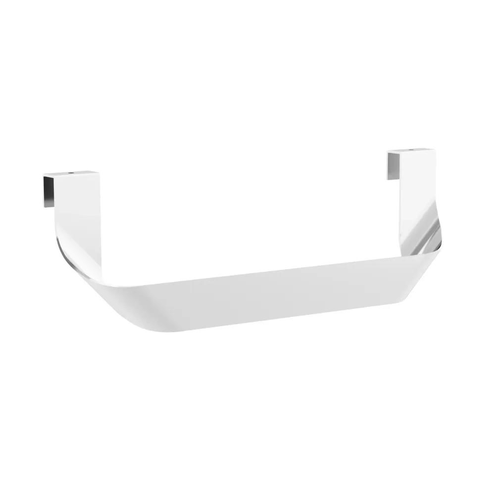 Toallero doble JAZZ fondo 45 y 50 de Salgar. 385 x 125 x 68 mm Blanco