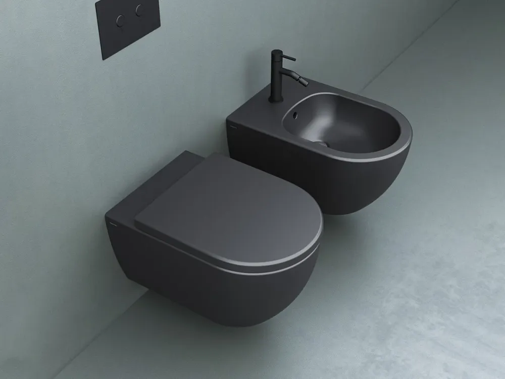 SANYCCES Arc Inodoro Suspendido WCM50154BM Negro Mate Sanycces Design, S.L.U.