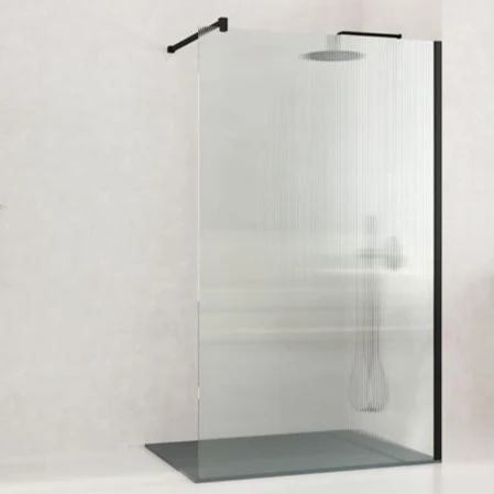 Sanycces Mampara Panel Fijo SINGLE CLEAR, perfil Níquel Cepillado Sanycces Design, S.L.U.