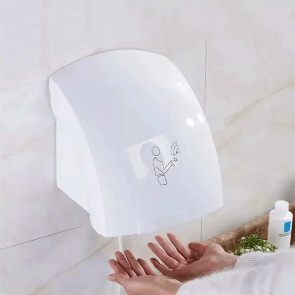 Secador Mano Sensor Electrico 1800 Watt Blanco