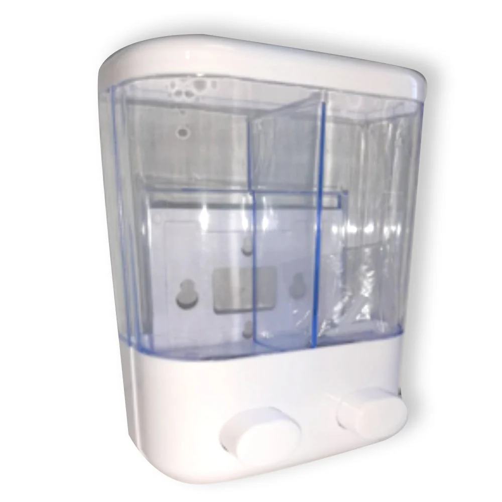 Dispensador Jabón Doble Compartimiento 1 Lt SECOWASH