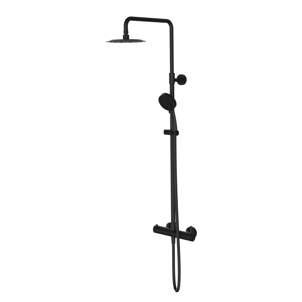 Sistema Ducha MA Collection 100% Stainless Steel - SFT1203DS Negra Segment
