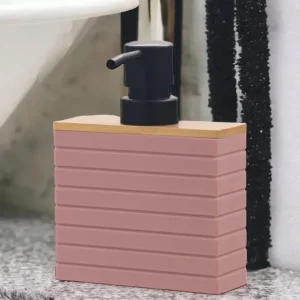 Dispensador de jabón líquido Mia Stripe rosa Selected Products - 871