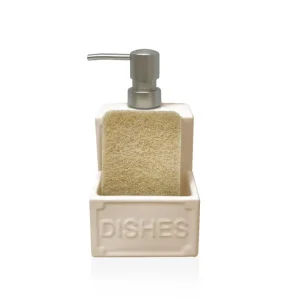 Mia Dishes Dispensador de Jabón Líquido Beige 350ml (11.83 fl oz) Selected Products - 871
